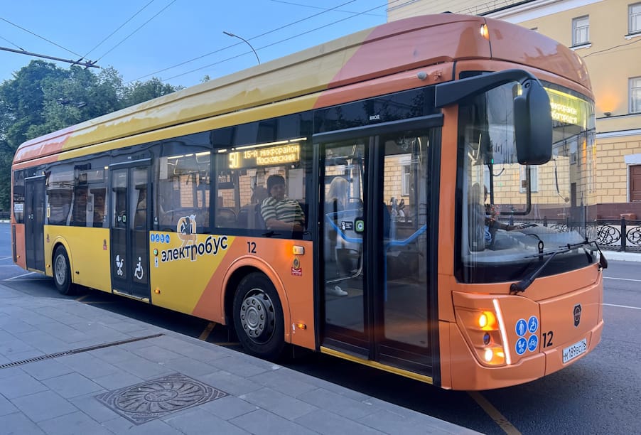 More than 917 thousand passengers used electric buses received under the national project in Yaroslavl