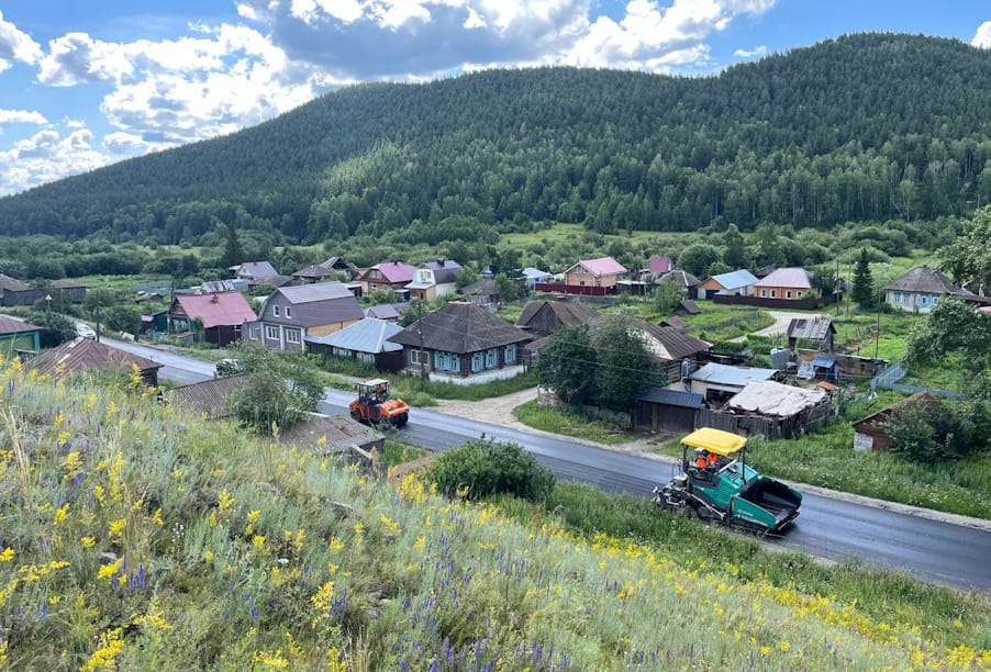 In the Chelyabinsk region, the road to the ski resort "Solnechnaya Dolina" is being repaired