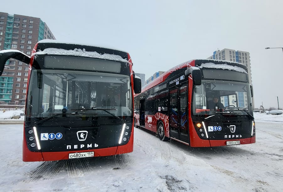 Perm electric buses transported more than 4 million passengers in the first year of operation